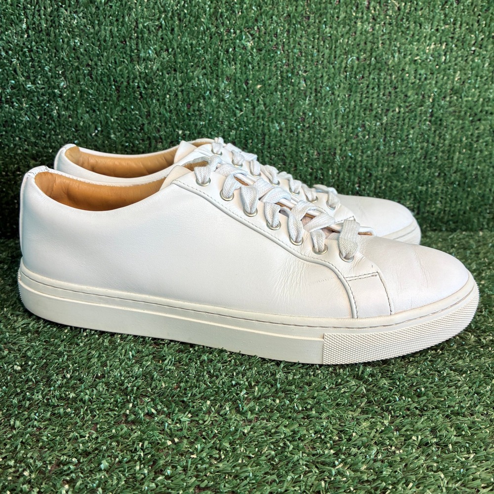 Thursday Everyday Premier Low Top Leather Minimalist Sneaker White Mens Size 8.5